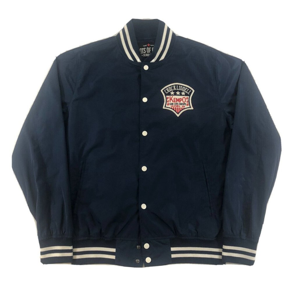 Roots Of Fight Chuck Liddell KEMPO Stadium Jacket Original RARE Size Mens Medium